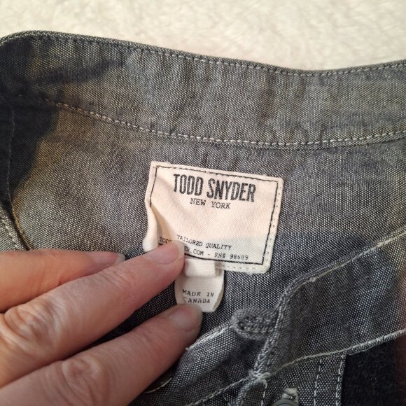 Todd Snyder NY Mens Henley Sz XL Baselayer Preppy Normcore Western Neutral - Picture 11 of 16